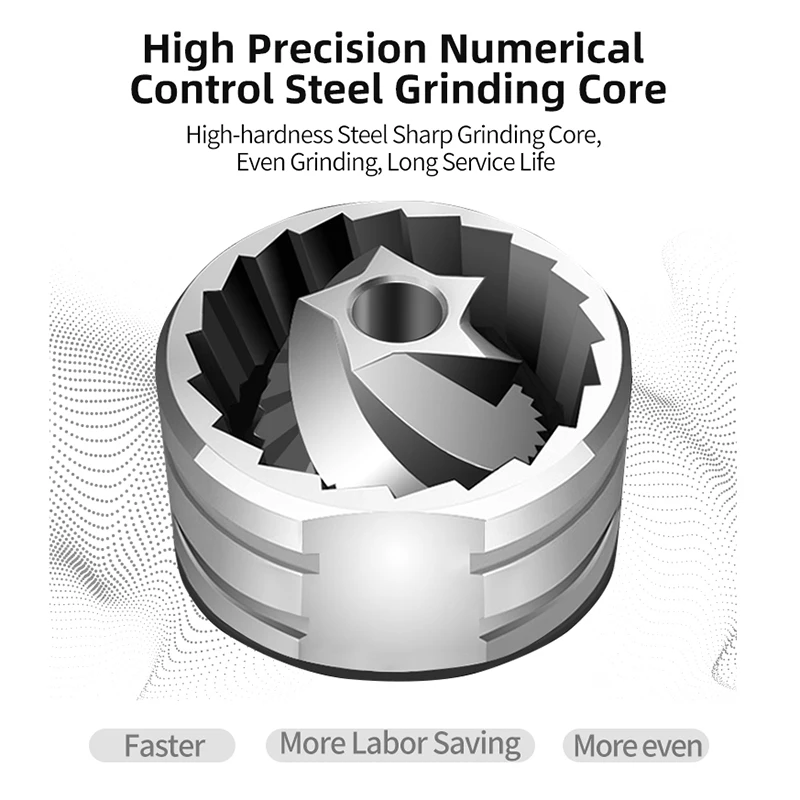 Comprare Macinacaffè Portatile In Argento Mini Macinacaffè Manuale Fatto A Mano In Acciaio Inossidabile Macinacaffè Macinacaffè Macinacaffè