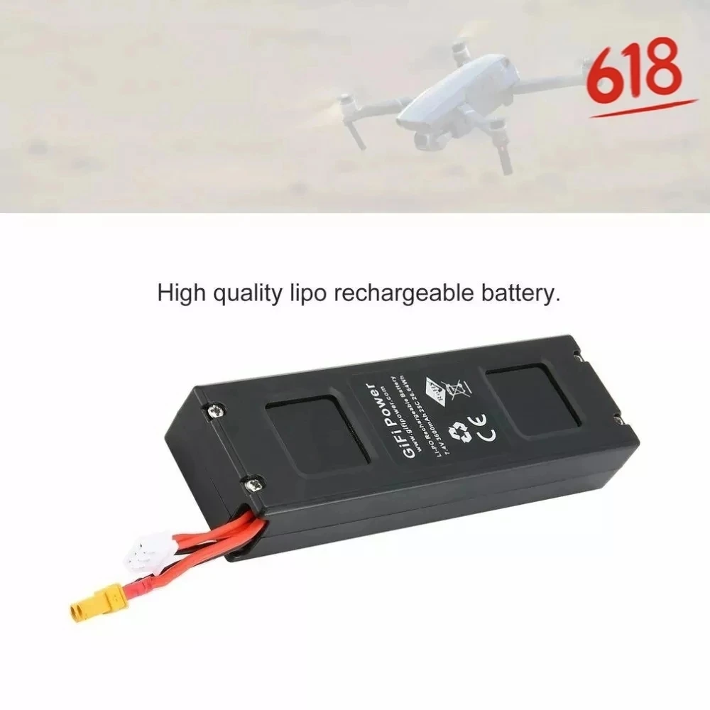 GiFi Power 7 4 V 3600mAh обновление LiPo Батарея для MJX B2C B2W высокое Ёмкость|Аккумуляторы