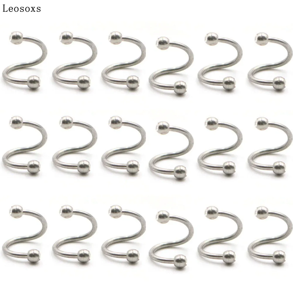 

Leosoxs 2pcs Sexy Stainless Steel Lip Nail Body Piercing Jewelry Hot Selling In Europe and America
