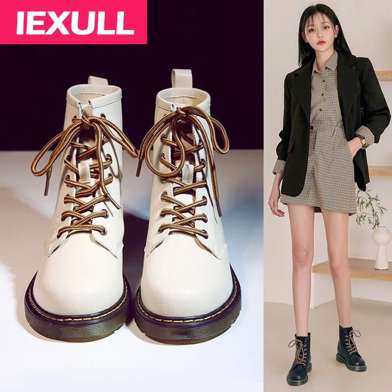 

2022 new spring and summer models all-match handsome female Chelsea female short boots Martin boots female British style
