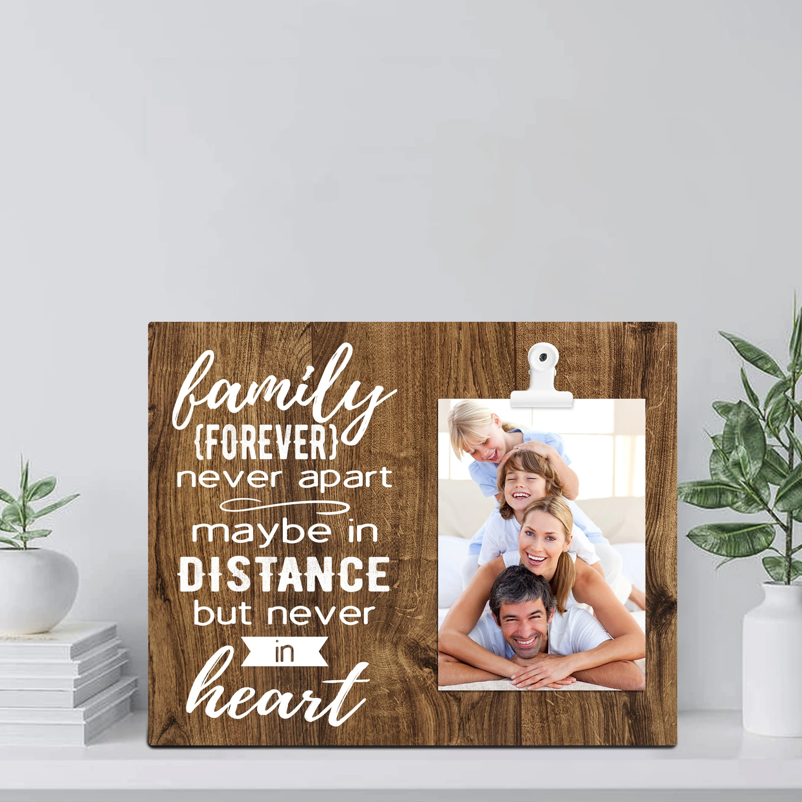 

Personalized Photo Frame Retro Rectangle Wooden Photo Frames for Home Decor Picture Desktop Frame Photo Frame Gift for Friend