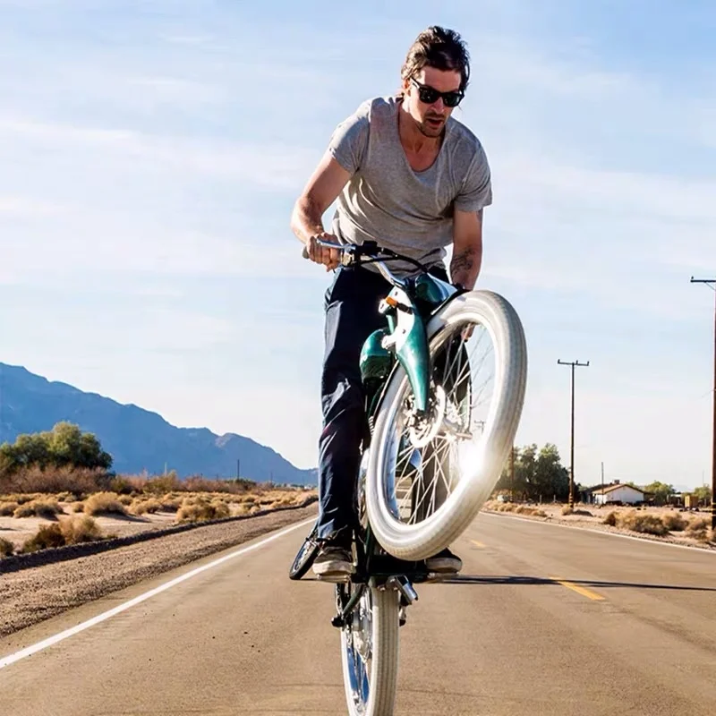 Munro 2 0 Fun Ride 26 дюймов Ретро электровелосипед с толстыми шинами электрические