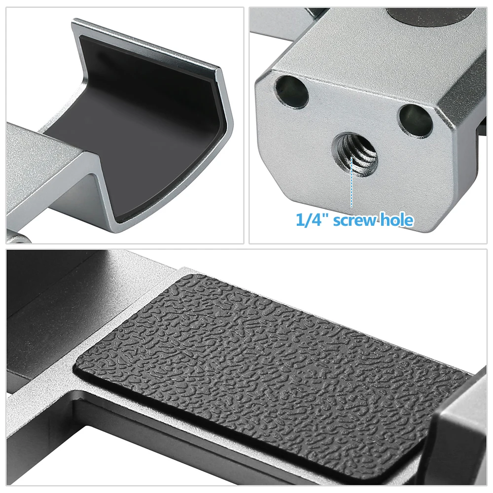 Ручной держатель для телефона складной кронштейн штатив с отверстием винта 1/4