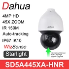 Камера Dahua с функцией автослежения, 4 МП, 45-кратное увеличение, POE, IR150M, WizSense Starlight, IP67, IK10