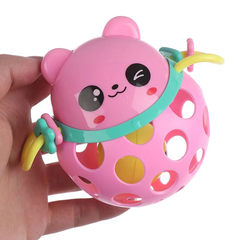 1pc 0-12 Months Baby Rattles toy Intelligence Grasping Gums Plastic Animal Hand Shake Toy Early Educational Gift for Newborns | Игрушки и