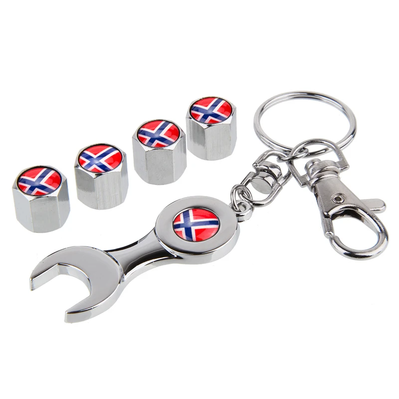 Для Smart Fortwo 450 Bmw Alpina Honda Тип R Citroen Ds4 Volvo V60 Fiat Uno Corvette Norway Flag Wheel колпачки клапана для