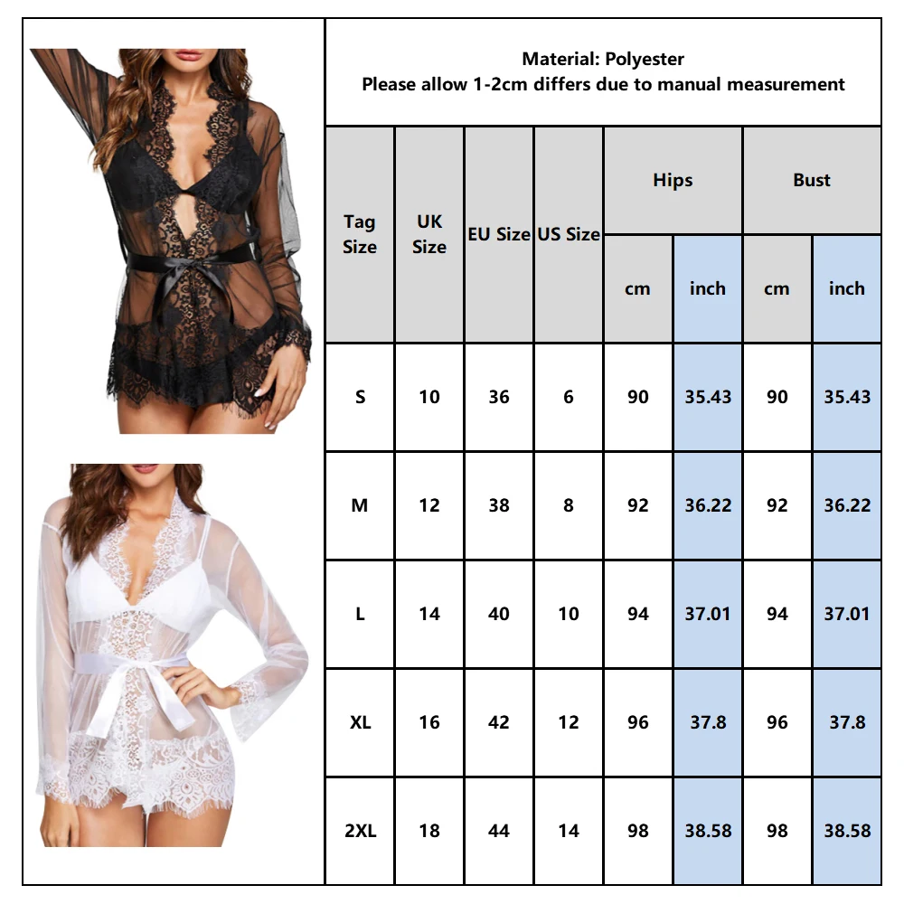 Women Lace Lingerie Sleepwear Sexy Transparent Mesh Underwear With Belt Hot Erotic Babydoll Sleep Dress Porno Femme Q30 | Тематическая