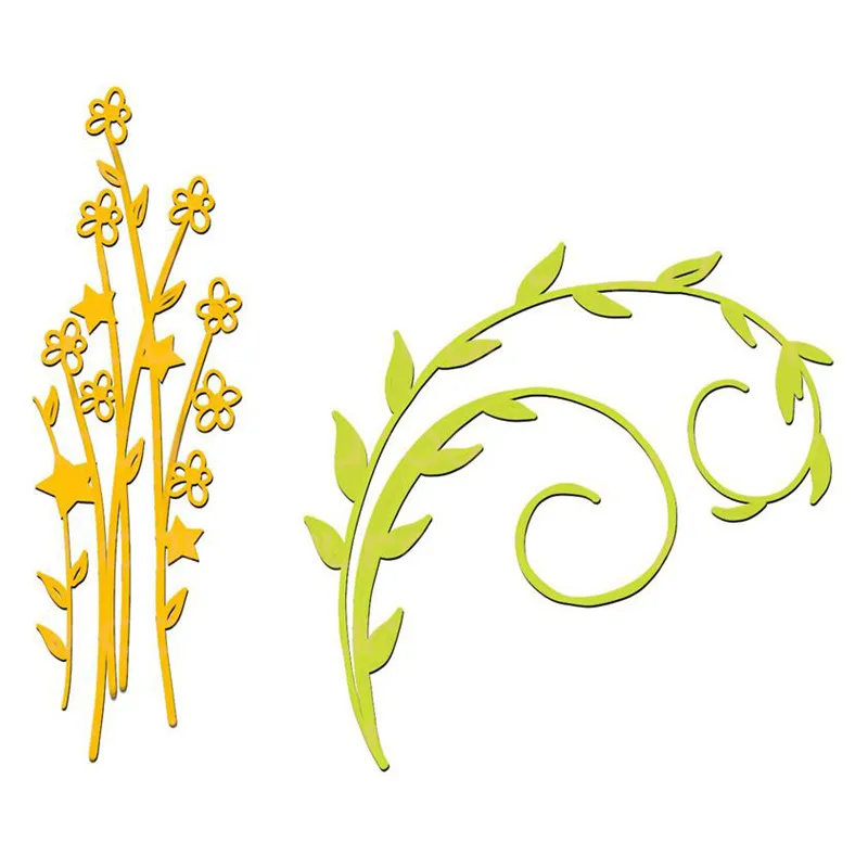 

InLoveArts Leaf and Flower String Metal Cutting Dies for Card Making Scrapbooking Embossing Die Cut Stencil New 2019 Craft Dies