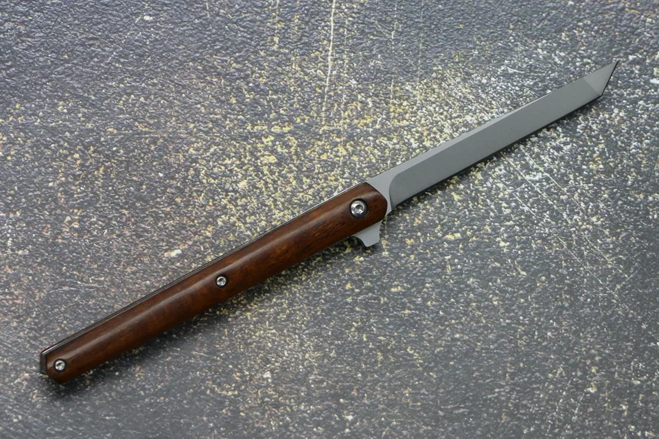 TIGEND ручка складной нож M390 лезвие деревянная ручка медный подшипник Охота Кемпинг портативный карманный фрукты ножи выживания EDC инструмент