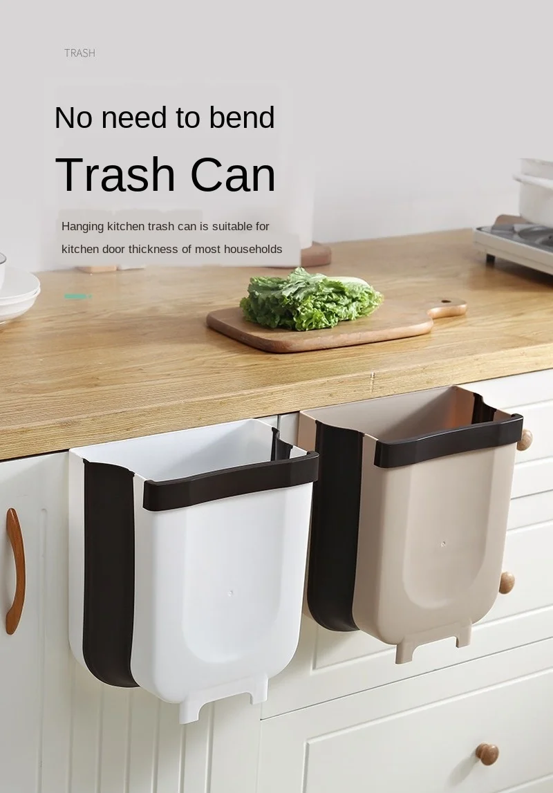 Кухня подвесная корзина для мусора настенный складной двери шкафа висит