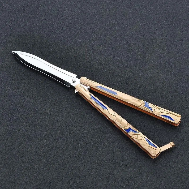 Новый аниме периферийный Бэтмен против Супермена Бабочка нож качели Упражнение