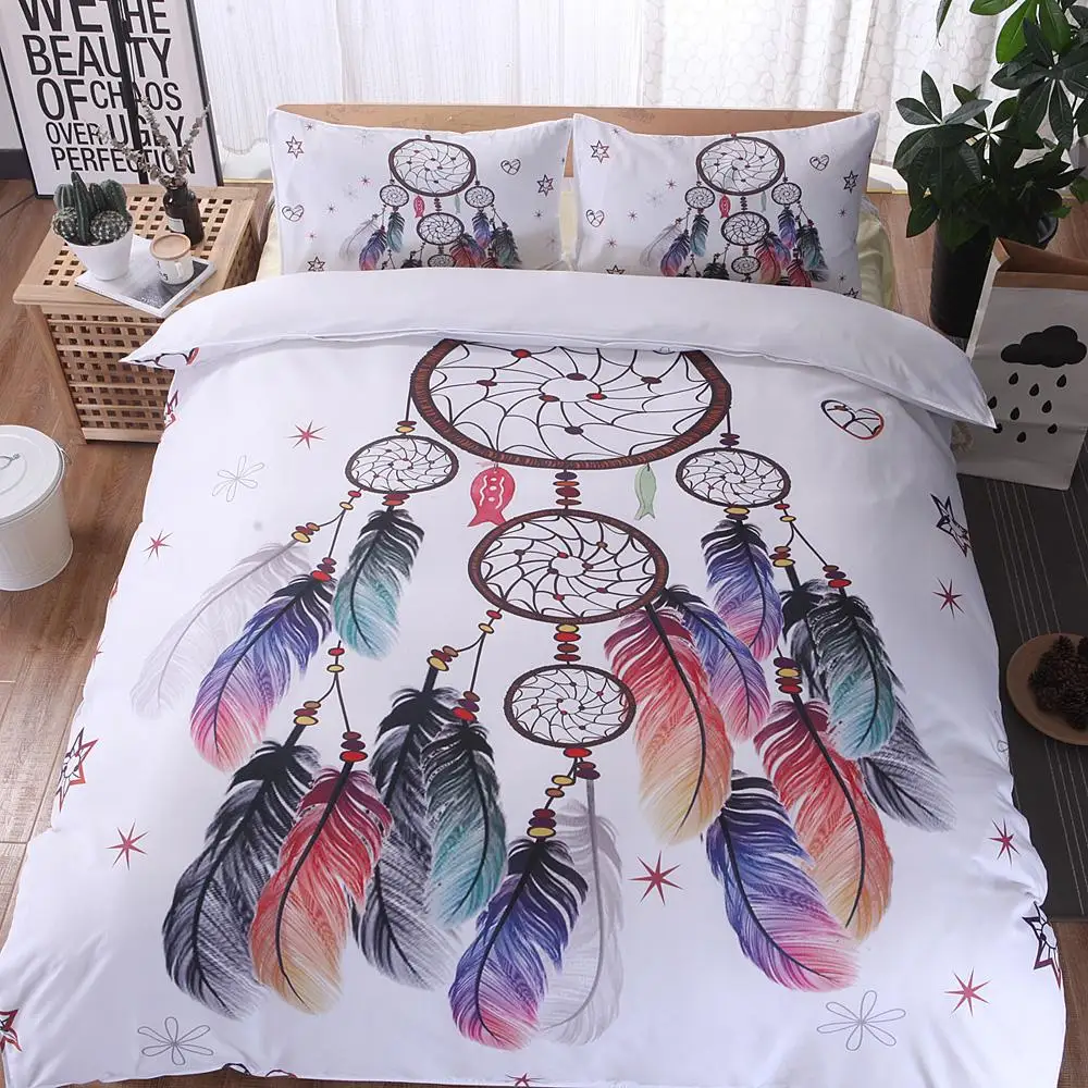 

Dreamcatcher Printing Duvet Cover Queen Size Comforter Sets 3pcs Bedding Sets