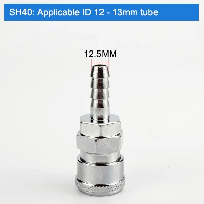 PP40 SP40 PF40 SF40 PH40 SH40 PM40 SM40 Пневматический фитинг C Тип быстродействующего соединителя муфта высокого давления работа на воздушном Компрессоре - Цвет: SH40
