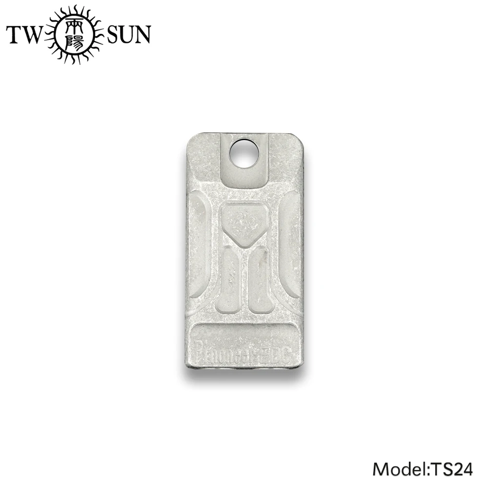 Двухтрубный свисток TWOSUN TC4 из титана спасательное выживание экстренный