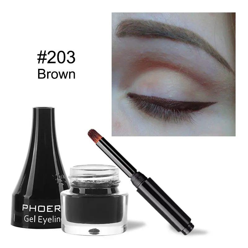 

Waterproof Liquid Eyeliner Pen Natural Long Lasting Non Blooming Smooth Eye Liner Gum Gel Beauty Makeup Cosmetic TSLM2