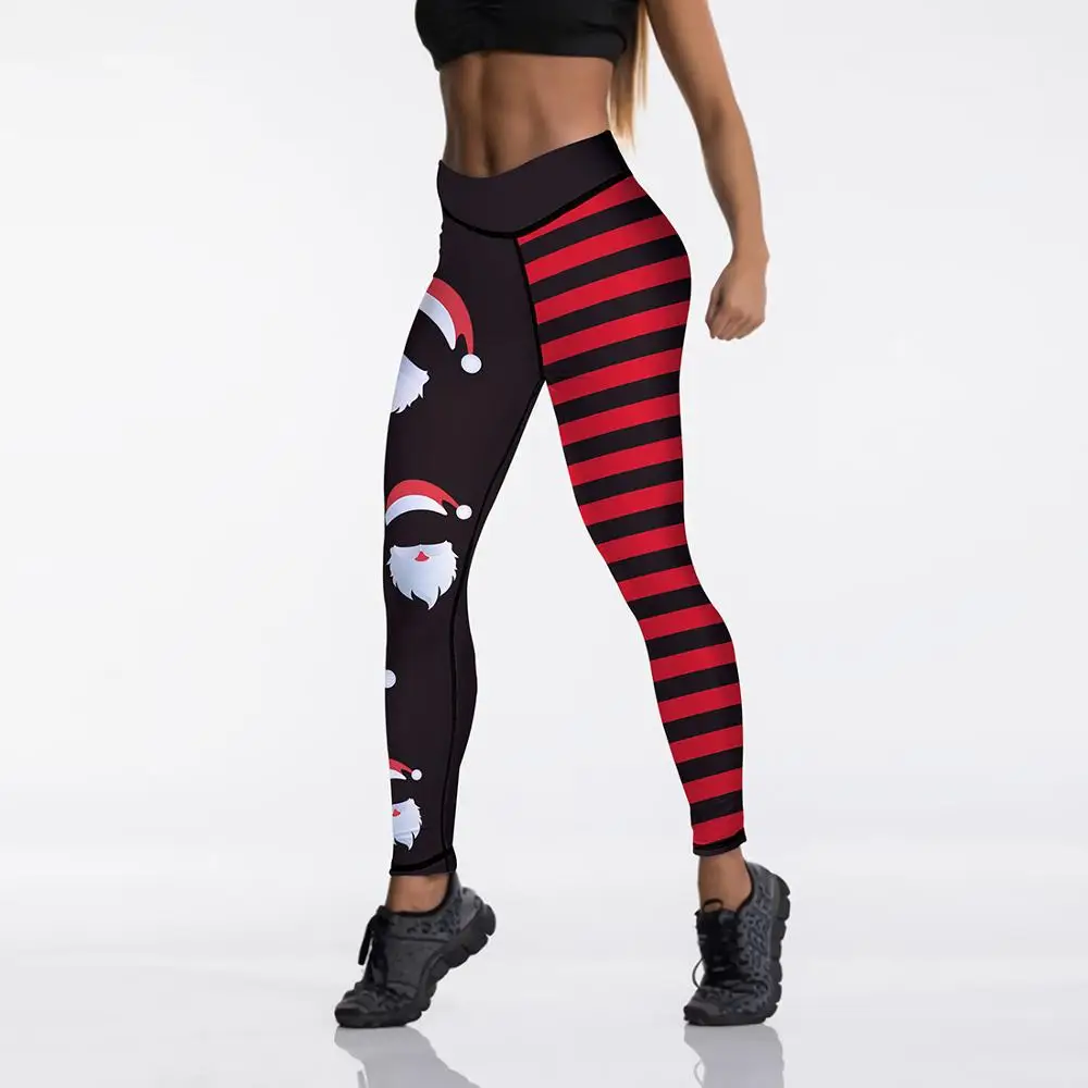 Женские эластичные леггинсы с высокой талией из спандекса 12% | Женская одежда