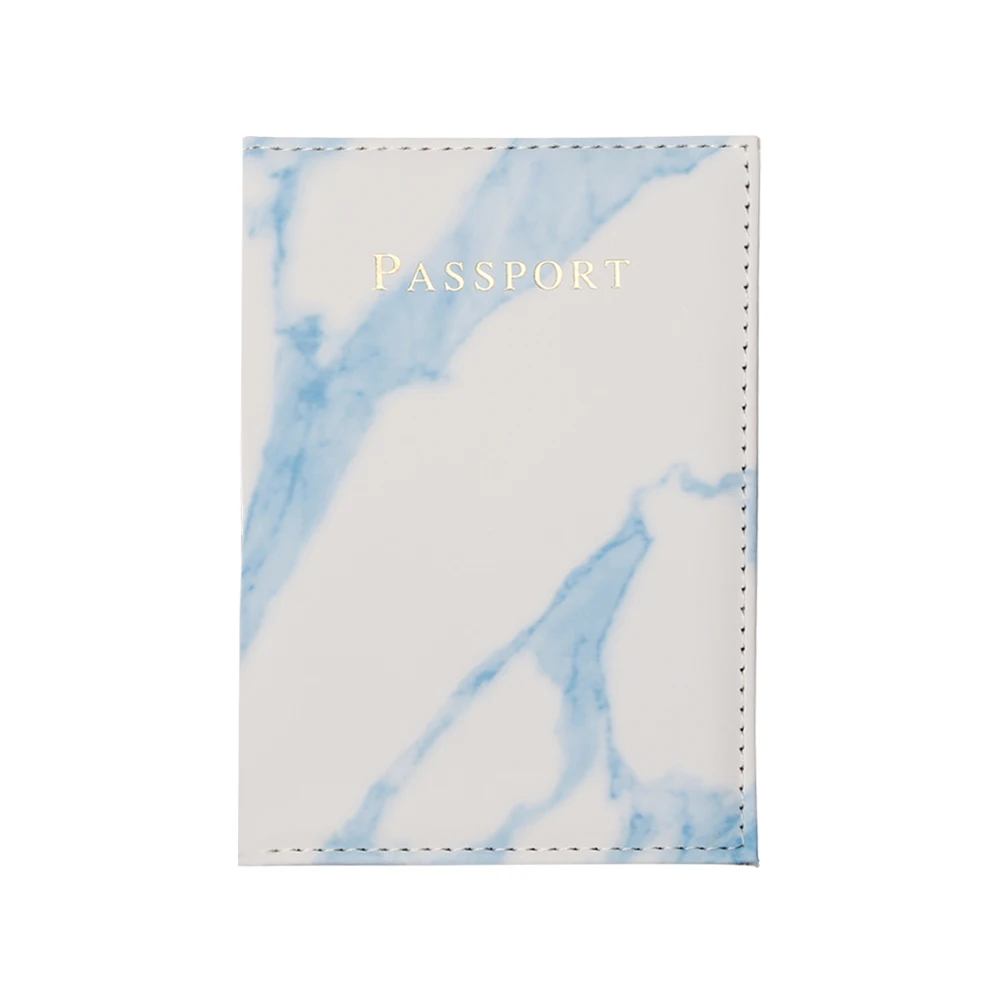 3 NEW Marble Pattern Passport Cover Women PU Leather Women Travel Passport Holder Designer Covers on The Passport Storage Bag - Цвет: 3