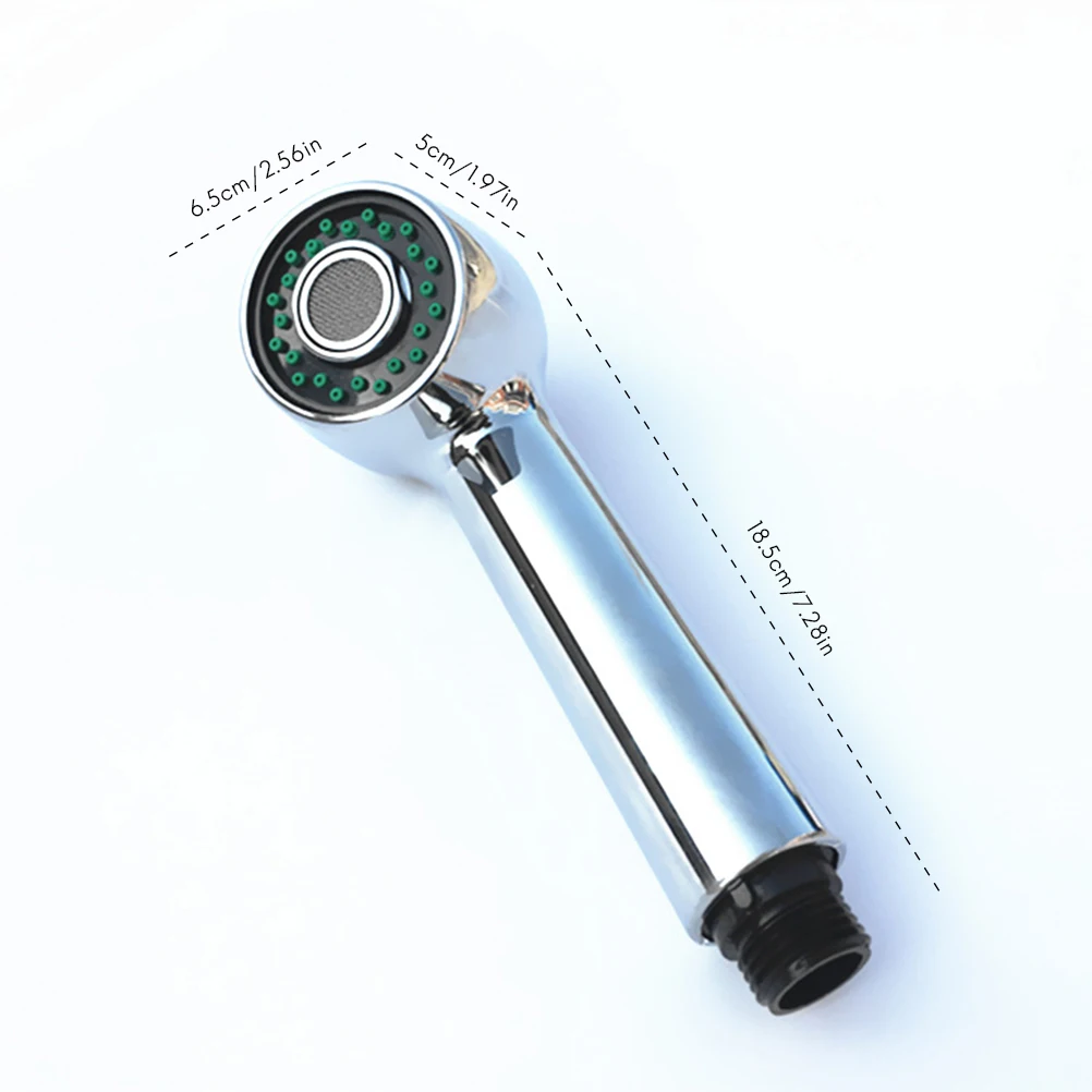 Двусторонняя душевая лейка водосберегающая круглая хромированная насадка из