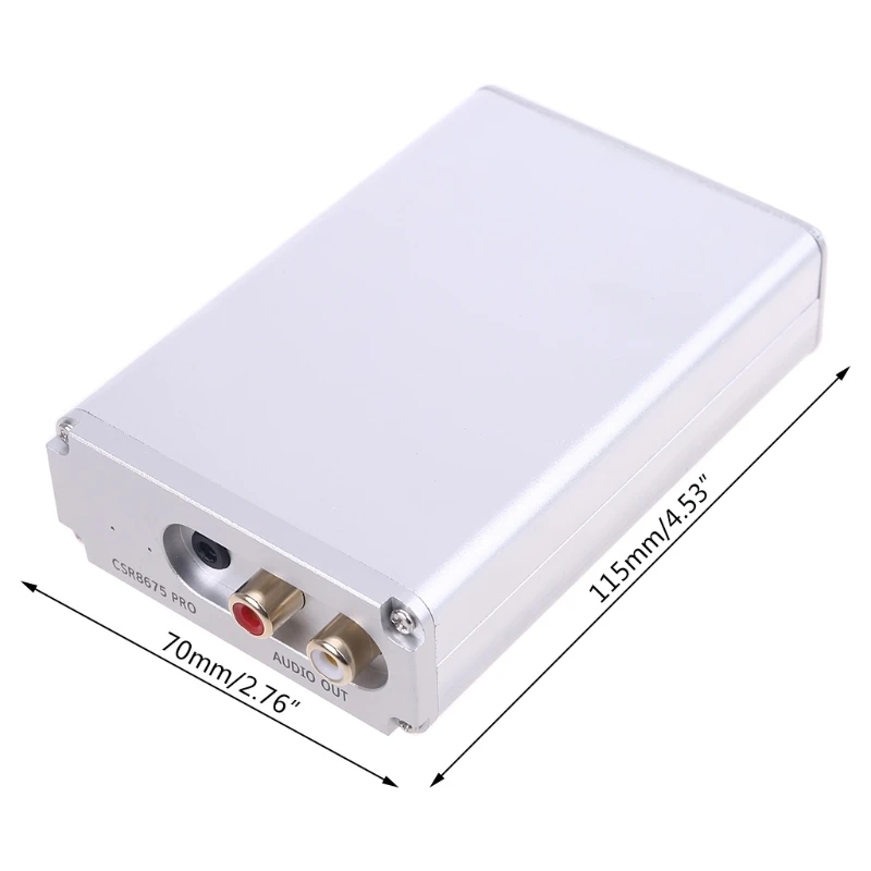 

CSR8675 Bluetooth 5.0 Wireless Receiver APTX LDAC PCM5102A DAC Decoding 3.5mm RCA Output 24bit