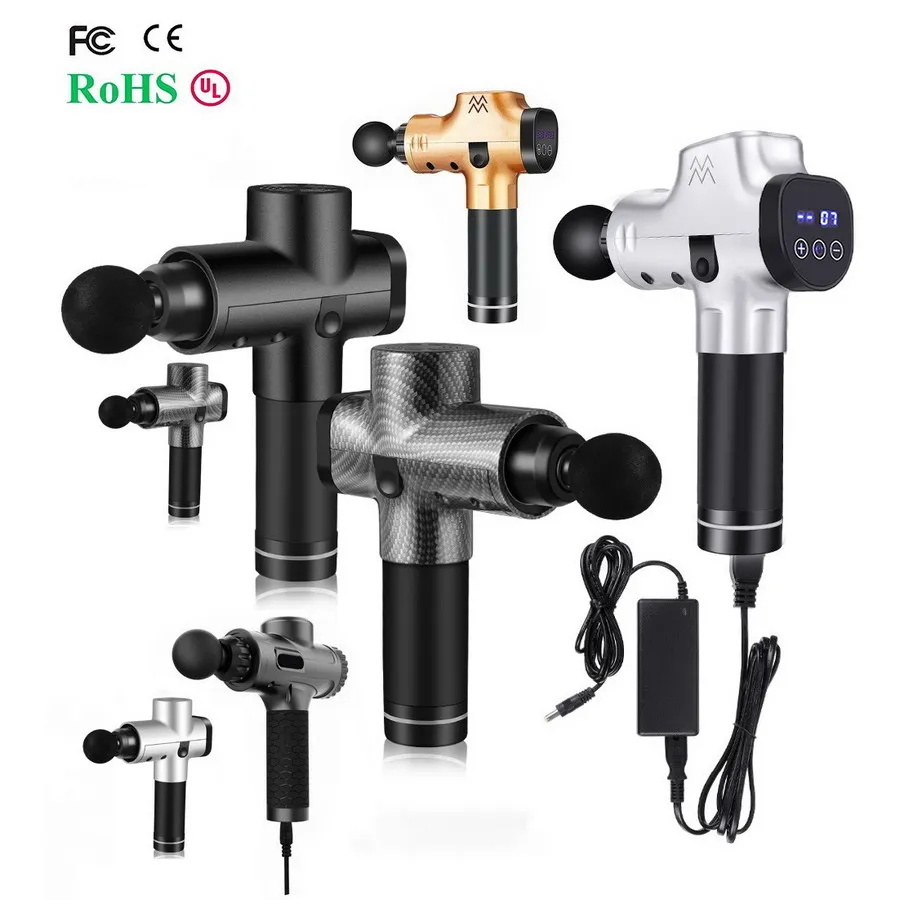 

LCD Electric massage Fascia Gun Slimming Body Muscle Relaxation for Neck back foot leg shoulder Massager massage Gun percussion