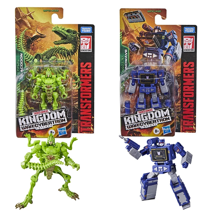 

Transformers Generations War for Cybertron: Kingdom Core Class WFC-K21 WFC-K22 Dracodon Soundwave Action Figure Model Toy