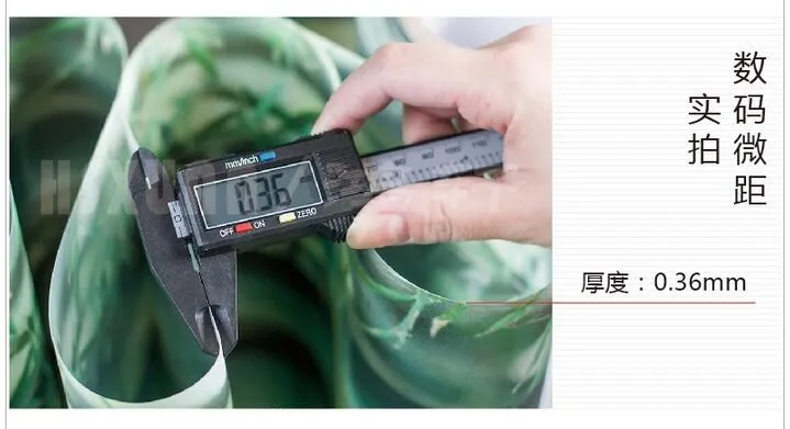 3D зеленая бамбуковая статическая стеклянная оконная пленка непрозрачная Прямая