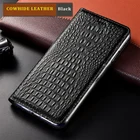 Чехол-накладка из натуральной кожи под крокодила для Samsung Galaxy S20 S21 FE S22 Plus S22, ультрамагнитный Чехол-бумажник с откидной крышкой