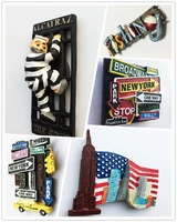 usa originality 3d streetscape fridge magnets tourism souvenir refrigerator magnetic sticker collection gift