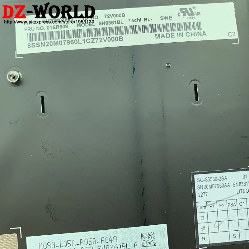 Клавиатура с подсветкой для ноутбука Lenovo Thinkpad T570 P51S T580 P52S Teclado 01ER567 01ER608 |