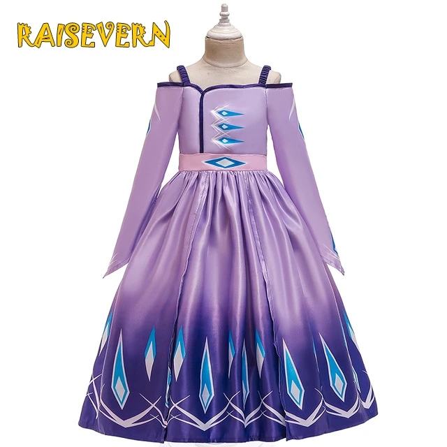 Elsa 2 Dress Cosplay Queen Dresses Costumes Princess Anna Girls Party Vestidos Fantasia Kids Clothing Set | Детская одежда и обувь