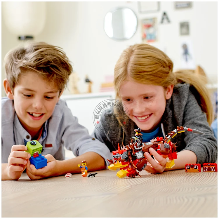Строительные кирпичные блоки игрушки Legoings 70827 фильм 2 ультракатти и воин Lucy дети