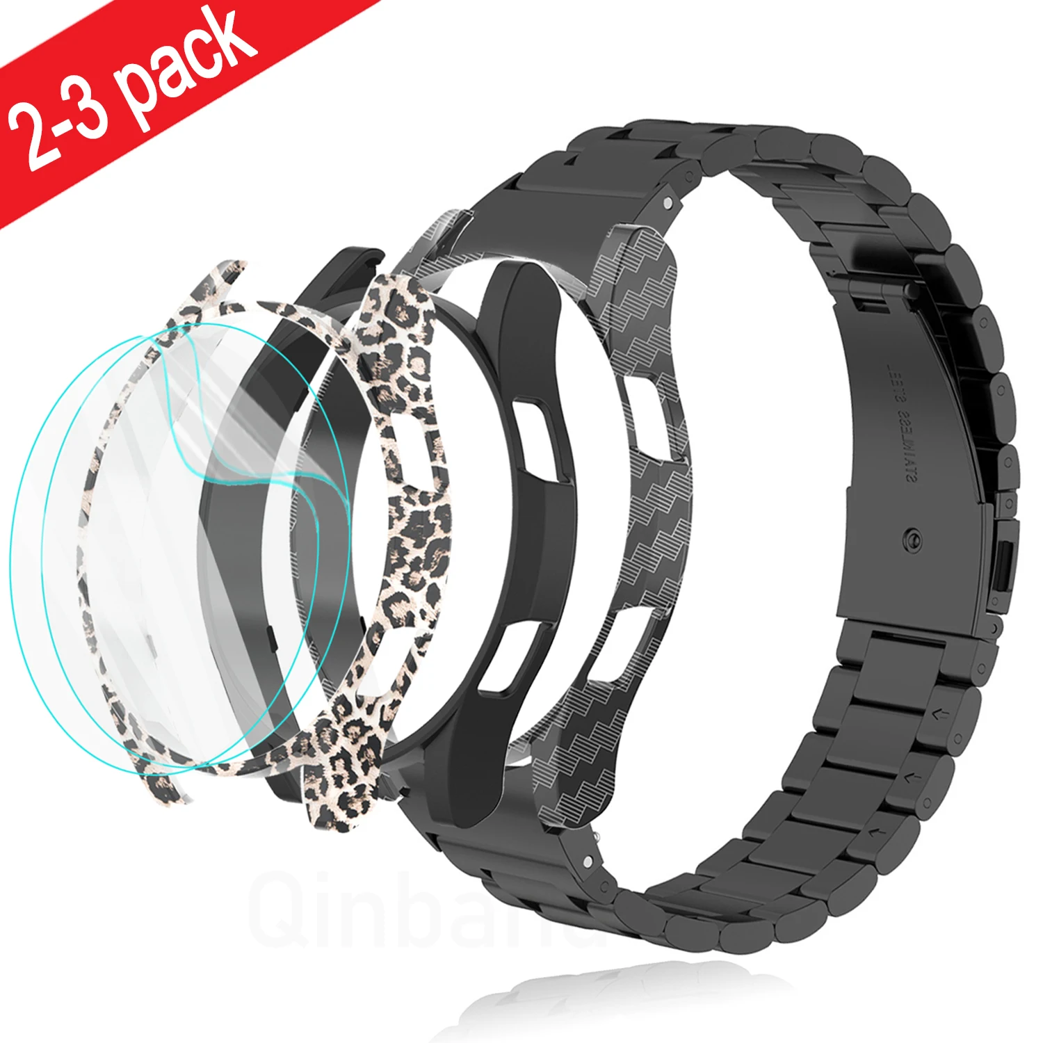 

Ремешок без зазора для Samsung Galaxy Watch 4 Classic 46 мм 42 мм, металлический браслет для Samsung Galaxy Watch 4 44 мм 40 мм