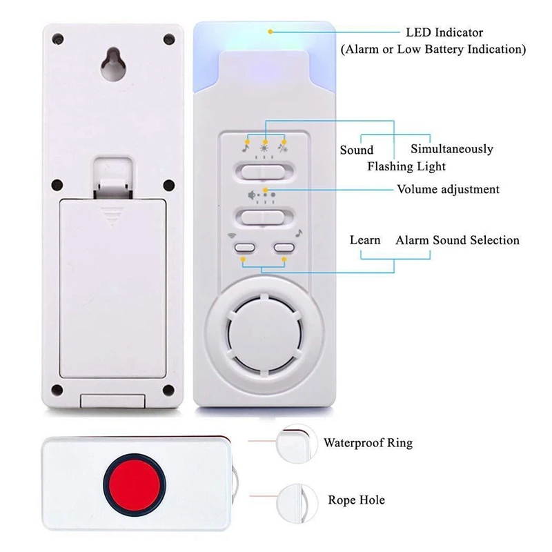DiDiDa домашний монитор для ухода за ребенком Pager Беспроводная кнопка вызова