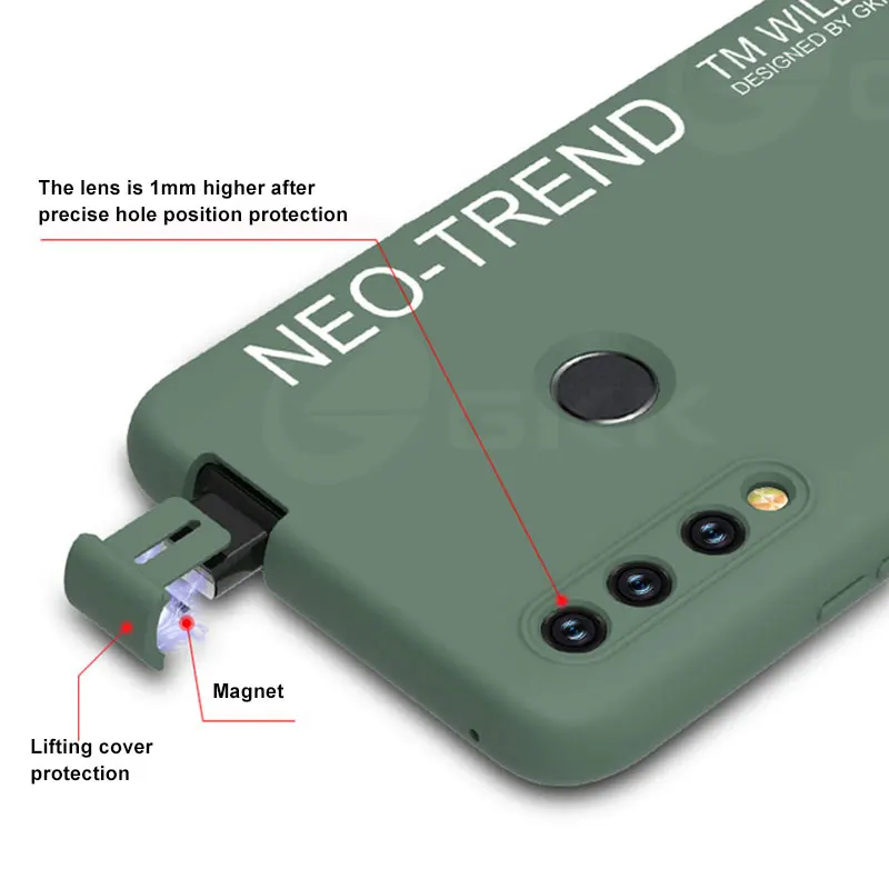 Чехол GKK для Huawei P Smart Z Y9 Prime 2019 роскошный мягкий силиконовый чехол с подъемной