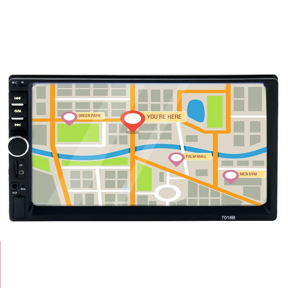7 дюймовый Wince HD Автомобильный mp4 mp5 плеер GPS навигатор локатор Реверсивный