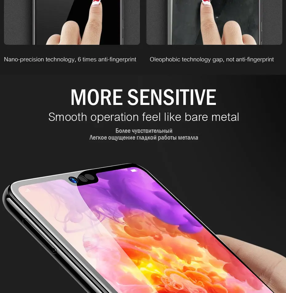 2 шт 40D закаленное стекло для huawei P20 Lite P30 P10 Lite Pro Защита экрана для huawei mate 20 30 Lite P Smart стеклянная пленка