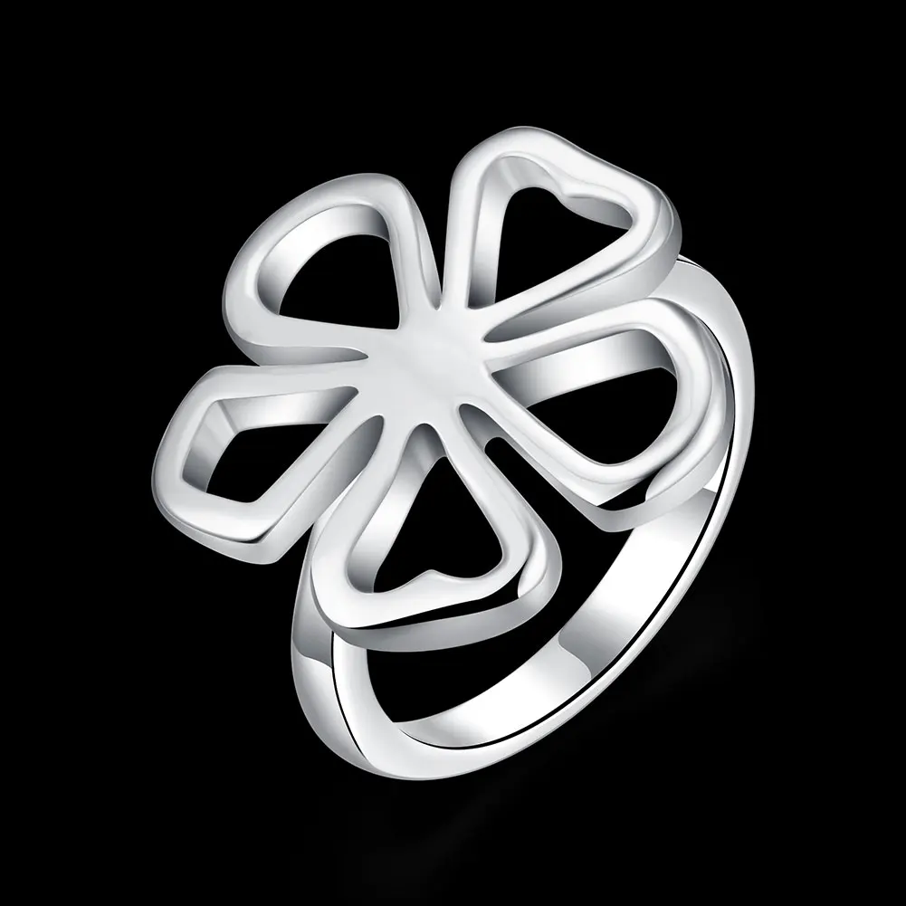 Оптовая продажа кольцо из стерлингового серебра 925 пробы модные свадебные