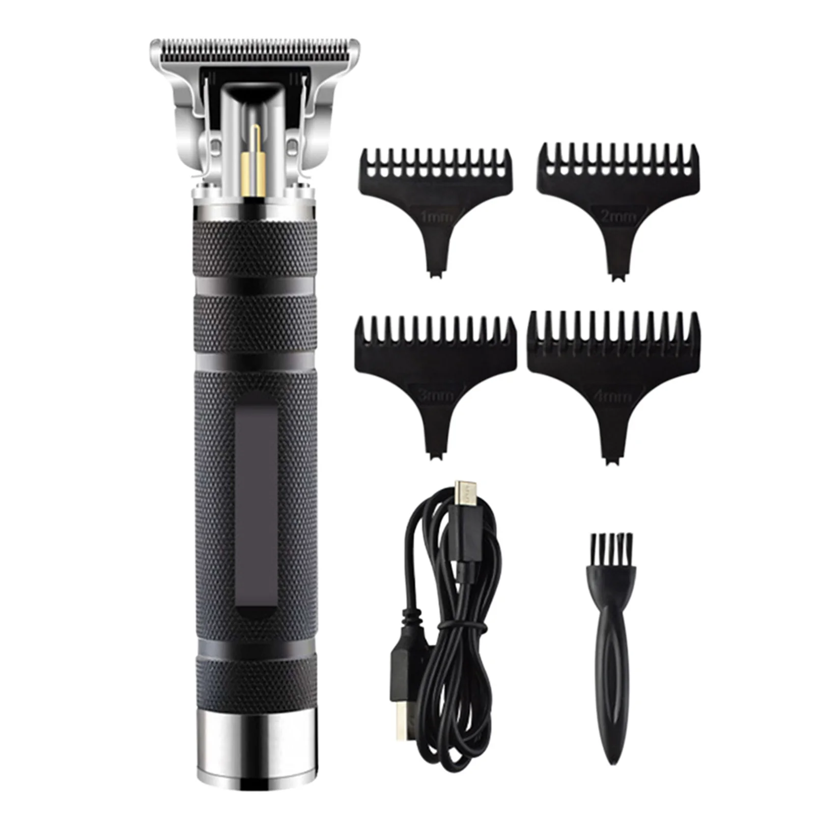 

Limit Combs Professional Barber Razor Travel T Outliner USB Rechargeable Cordless Trimmer Electric Hair Clipper Set Shaver