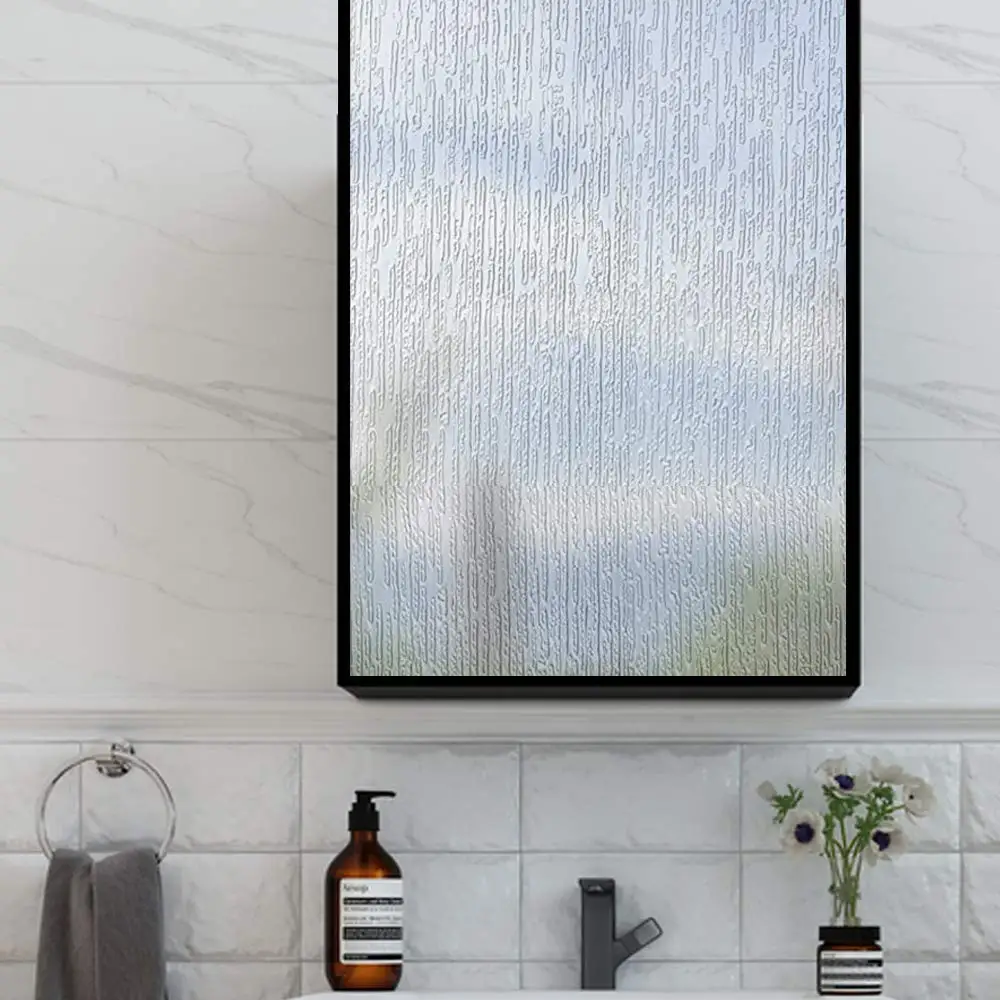 Funlife самоклеящаяся матовая оконная пленка Съемная статическая цепляющаяся декоративная стеклянная оконная наклейка без клея УФ-блокирующая стеклянная пленка