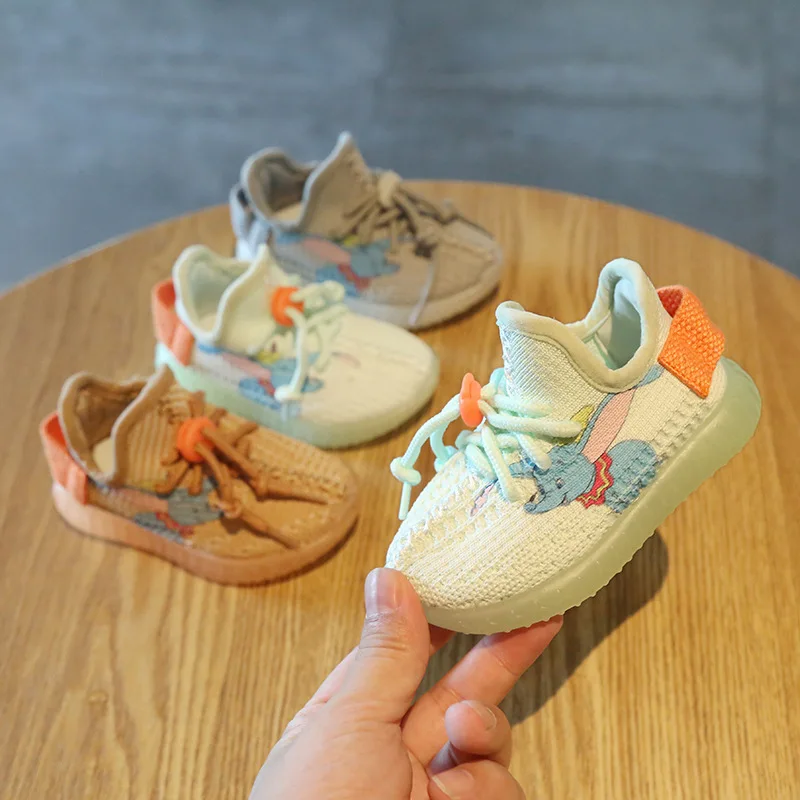 

Disney children's cartoon Dumbo non-slip soft bottom boys and girls baby casual shoes sports shoes student running shoes