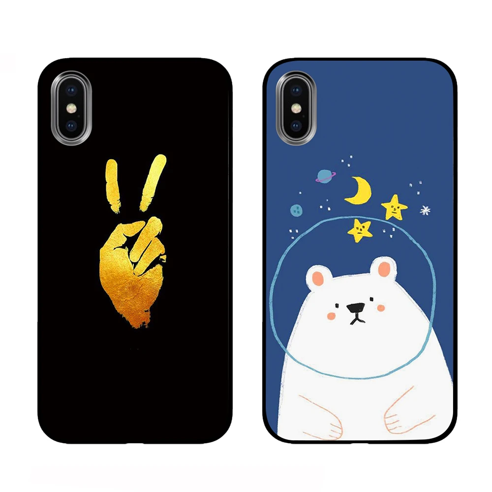 Bubble Gum cute pig Black TPU для iPhone 5 5S SE 6 6s 7 8 Plus X XS Max XR чехлы телефонов | Мобильные телефоны и