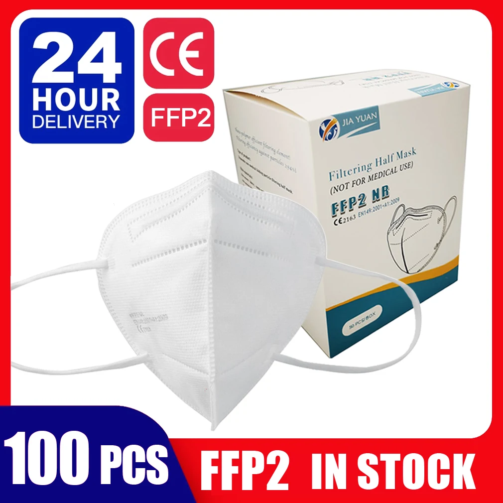 Прямая поставка защитная маска FFP2 Антибактериальная для лица одобренные CE маски