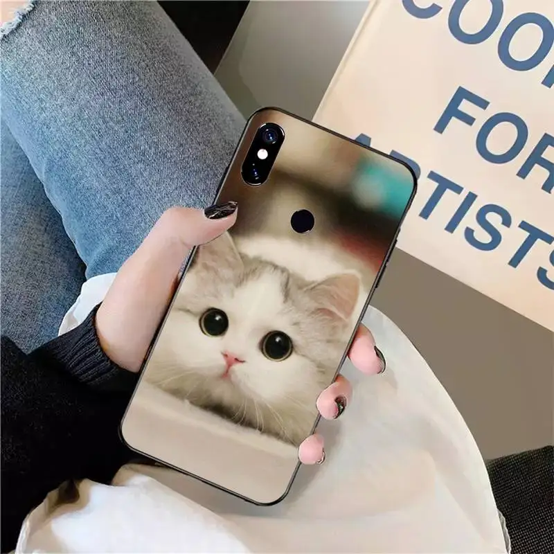 

Cat cute animal lovely pet Phone Case For Xiaomi Redmi note 7 8 9 t max3 s 10 pro lite coque funda shell cover