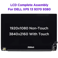 original 13 3 touch screen complete assembly for dell xps 13 9370 9380 p82g lcd display panel replacement uhd4k upper half set