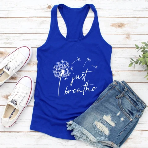 Женский топ без рукавов, с рисунком одуванчика