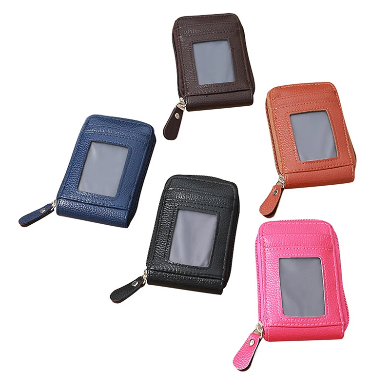 

1PCS Unisex Men Credit Card Holder Leather Purse For Cards Case Wallet For Credit ID Bank Card Holder Women Cardholder And Coins