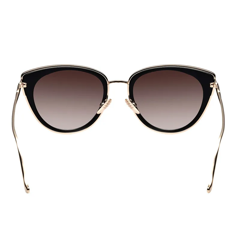 Солнечные очки RBRARE в металлической оправе кошачий глаз для женщин