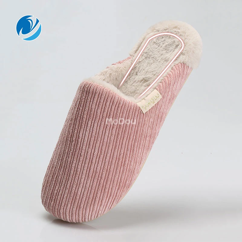 

Mo Dou Winter Slippers Winter Flock Warm Home Cotton Shoes Ladies Comfortable Concise Flat Indoors Slipper Men Footwear Soft