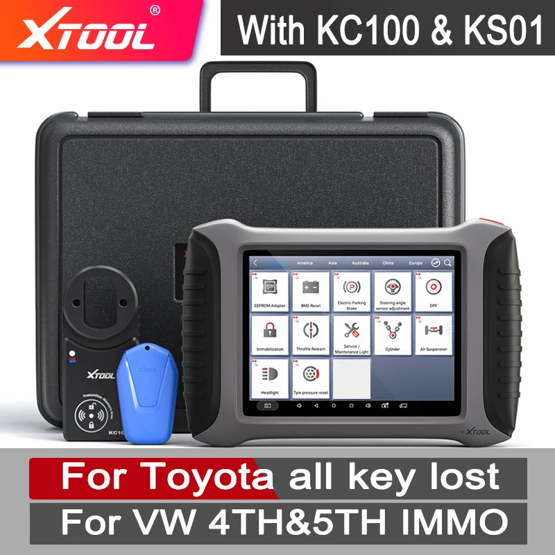 XTOOL A80 с KC100 для 4th5th immo совместимая Bluetooth полная система диагностические
