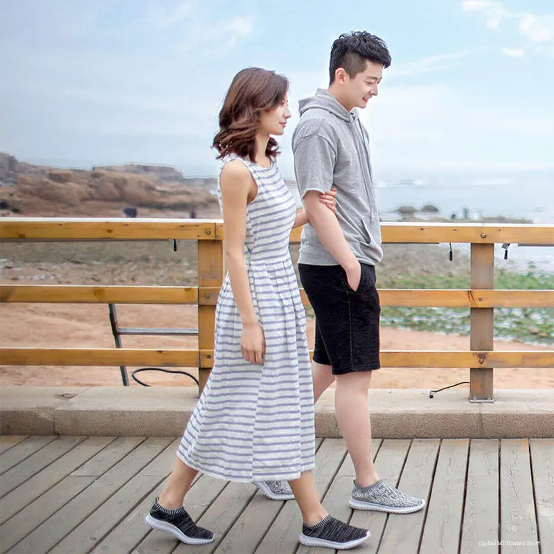 YQ обувь с дышащим верхом и светильник прогулочная fly лепно вязаный верх летняя